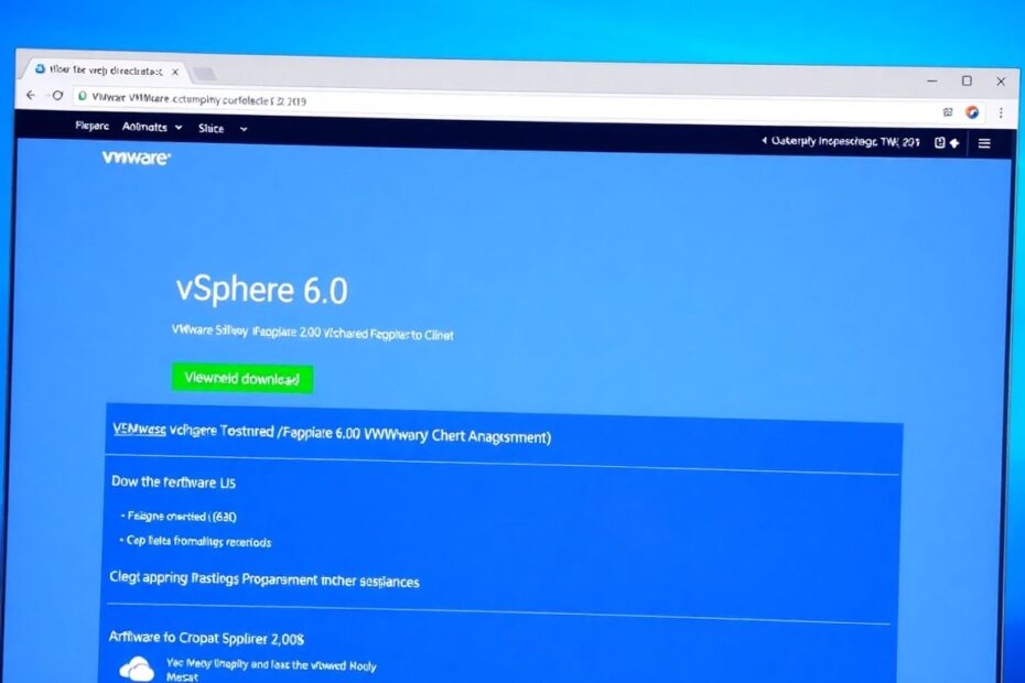vSphere 6.0 client download link