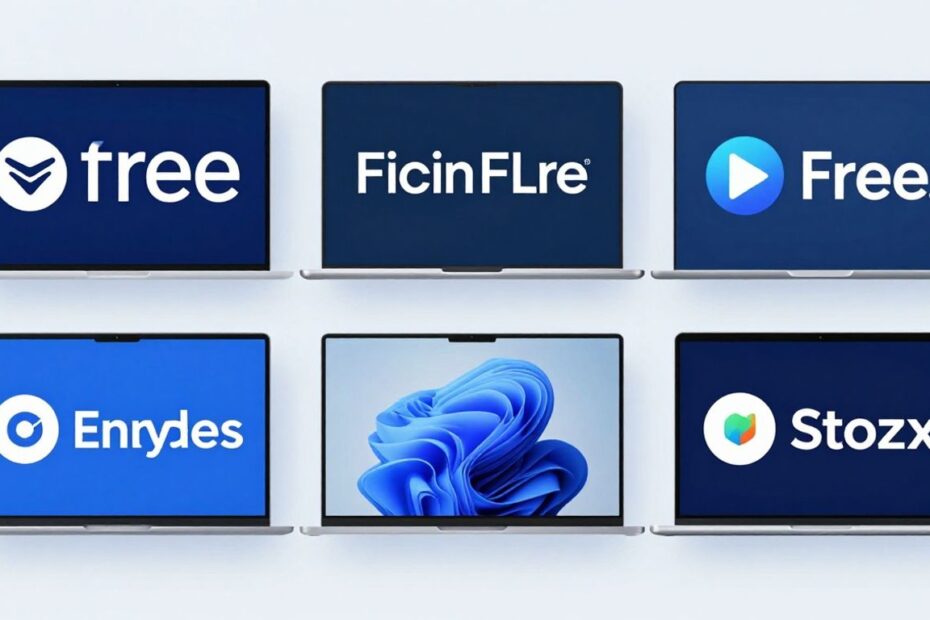Top 5 free virtual machine software logos