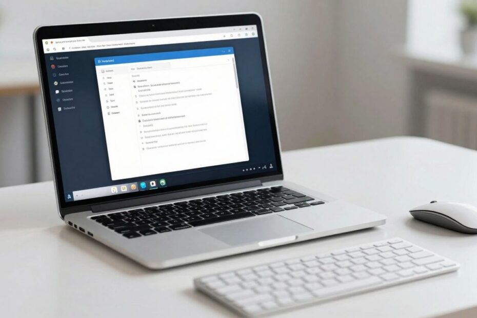 Virtual machine setup on Windows 11 laptop screen.
